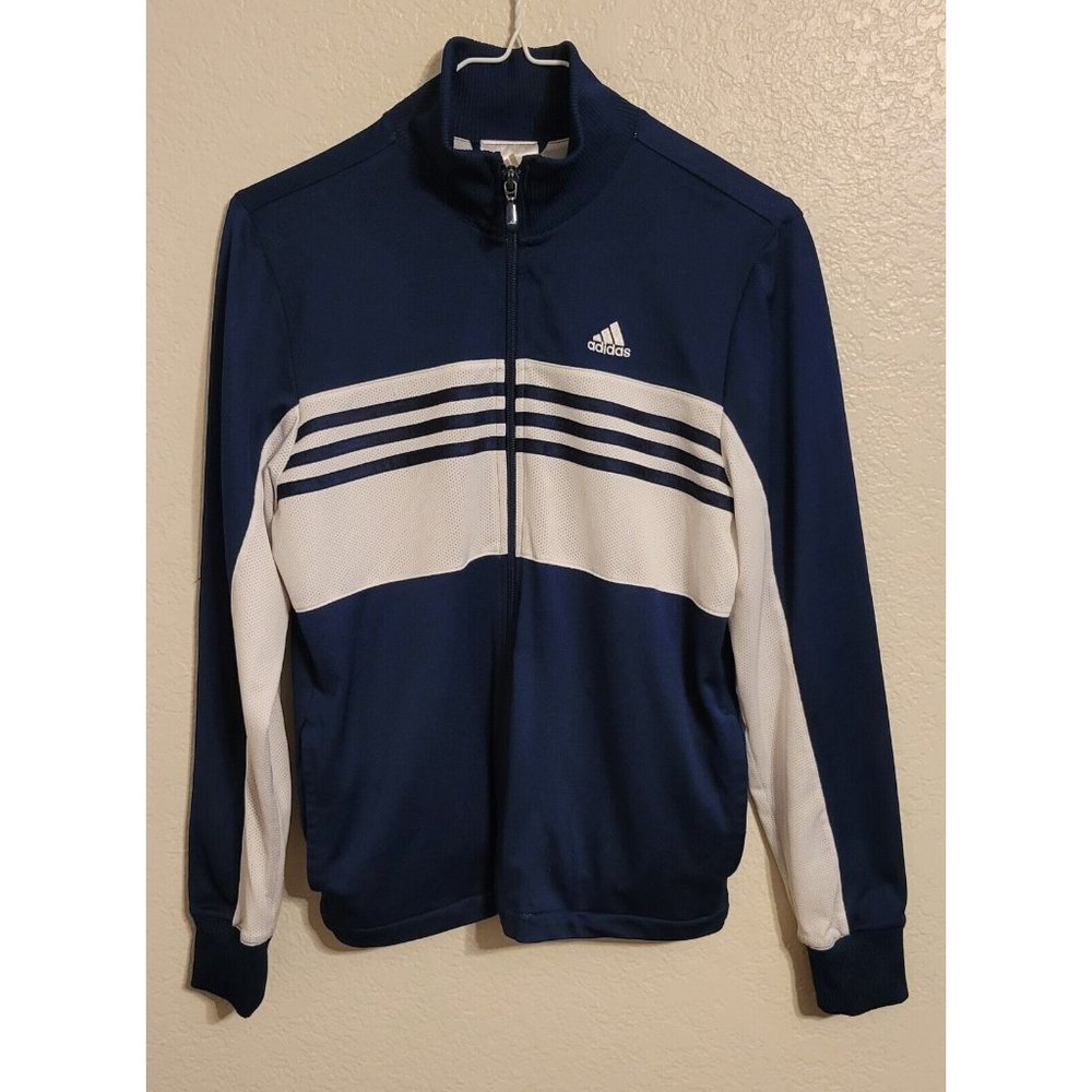 Adidas Spring Jacket with Liner Blue Size Small
